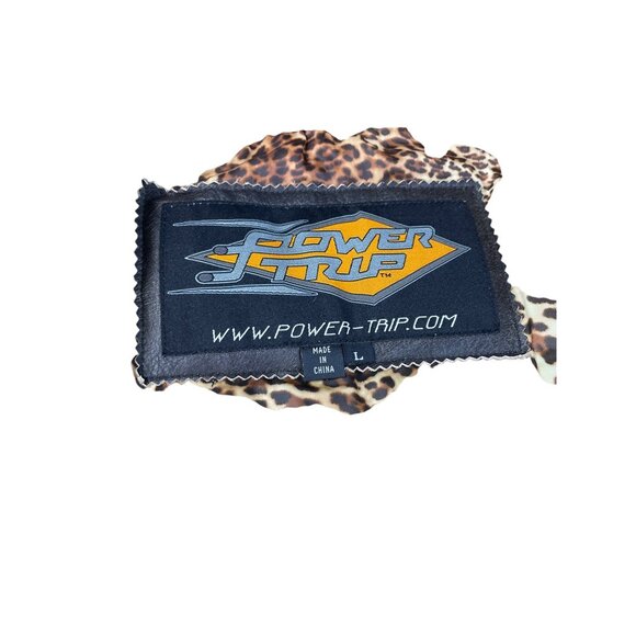 Power Trip Womens Brown Leather Motorcycle casual Jacket SKU 9247 - Picture 12 of 16